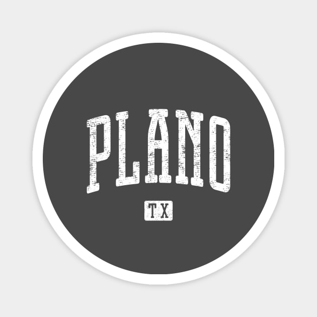 Plano TX Vintage City Magnet by Vicinity